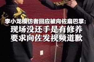 向佐扇李小龙模仿者耳光引争议，方先生要求道歉